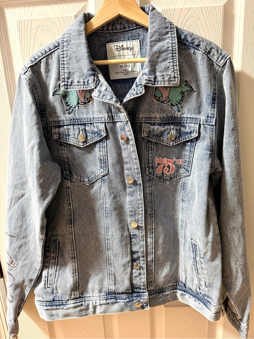 Cakeworthy Disney Princess Cinderella Embroidered Denim Jacket - Picture 2 of 5